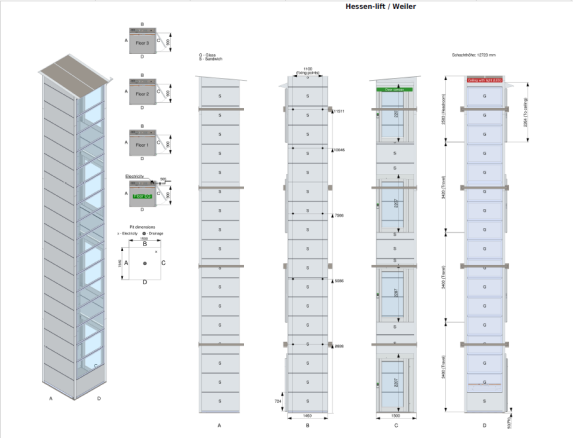 Aufteilung_BONDA_Lift-3D Planung Offenbach