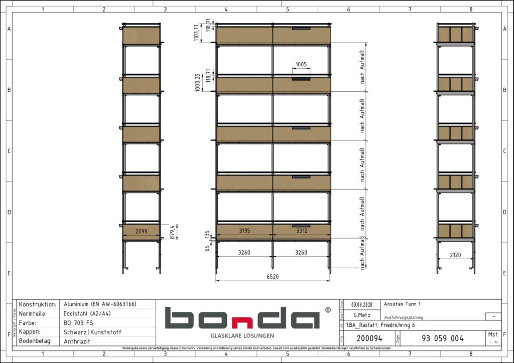 Ausfuehrungsplanung-1.BA-200094-Rastatt Balkonbau Planung BONDA