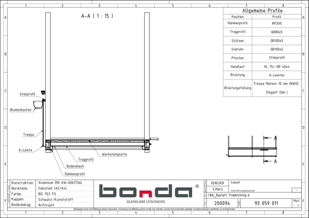 Ausfuehrungsplanung-1.BA-200094-Rastatt Balkonbau BONDA