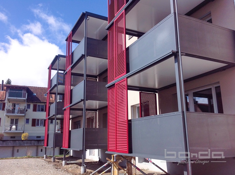 Montage-Balkonsystem-Balkonanbau-Winterthur-Sonnenblickstr. BONDA