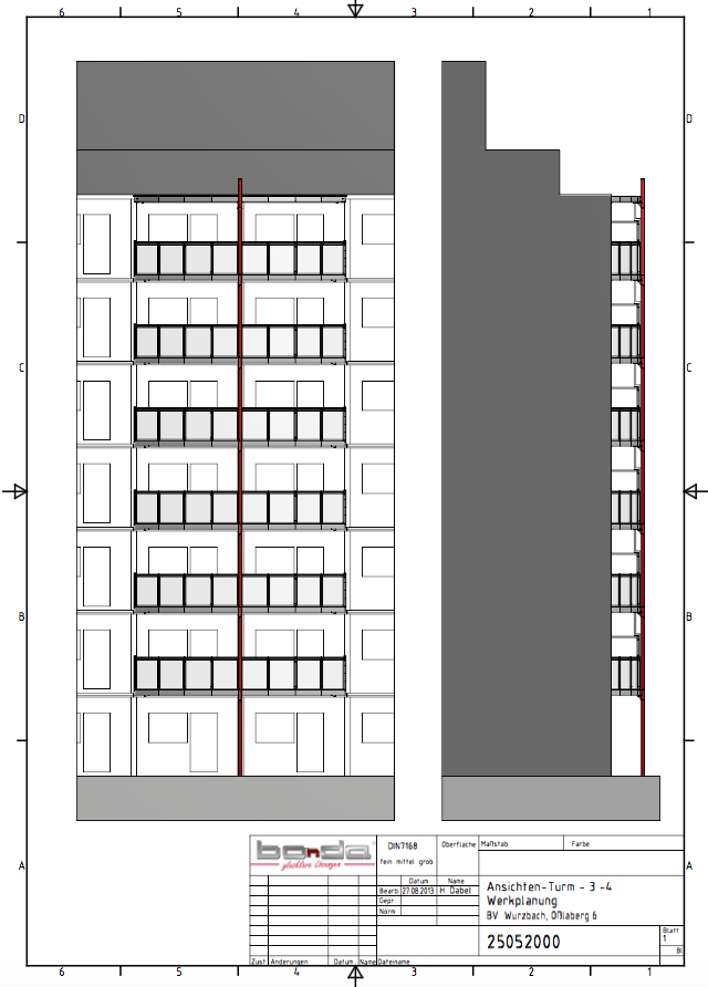 Werkplanung Balkonanbau Wurzbach Hotel am Rennsteig