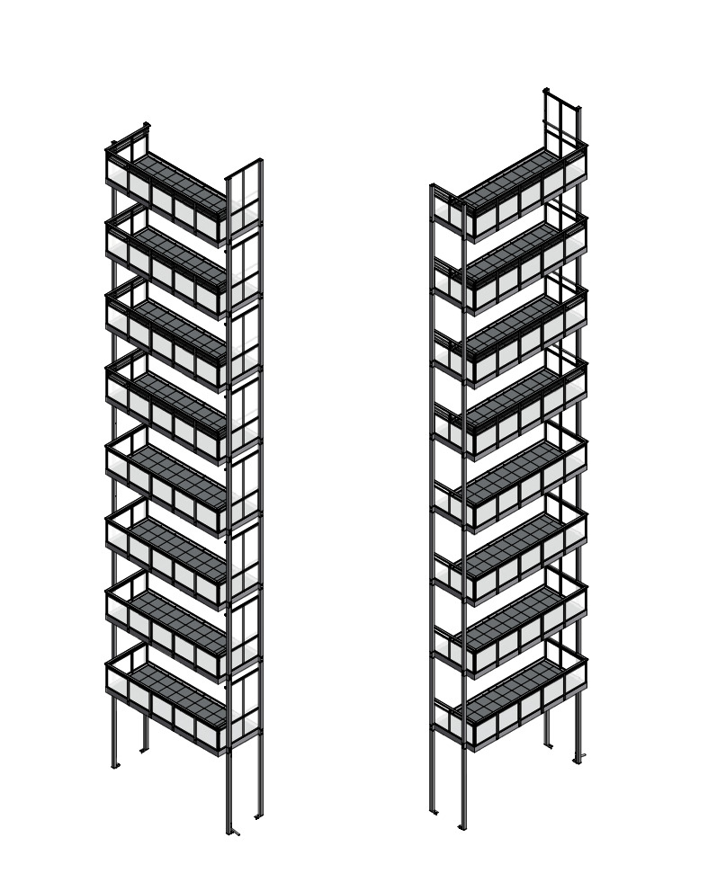 Zeichnungen-Systembalkone-Balkontuerme-Balkone-Kiel-Amrumring BONDA