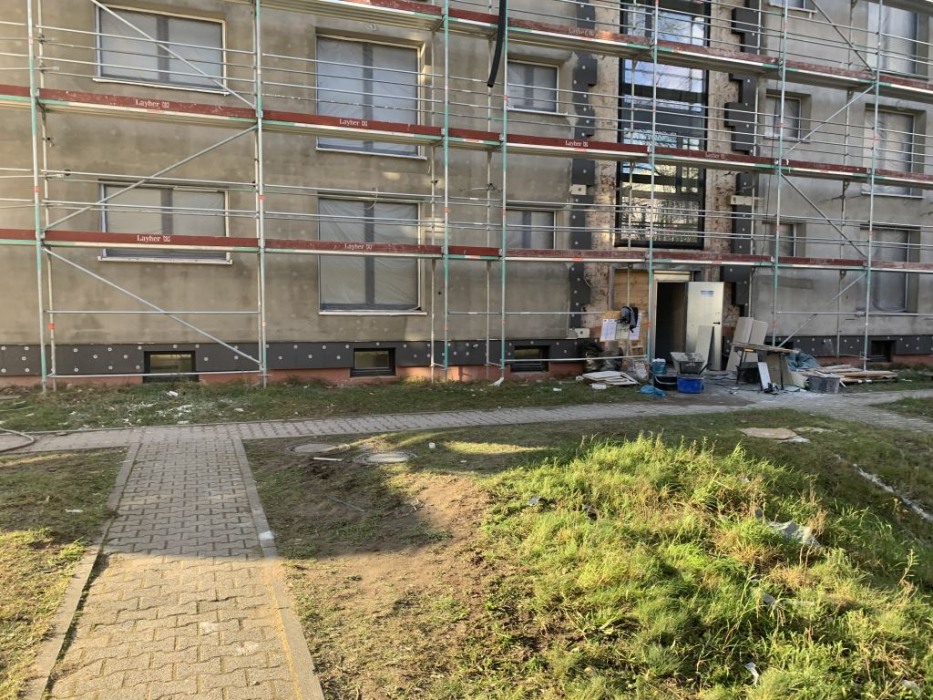 BALKONANBAU Großauftrag in Hanau – 023-A Pioneer US Kaserne Ausgangssituation der Baustelle