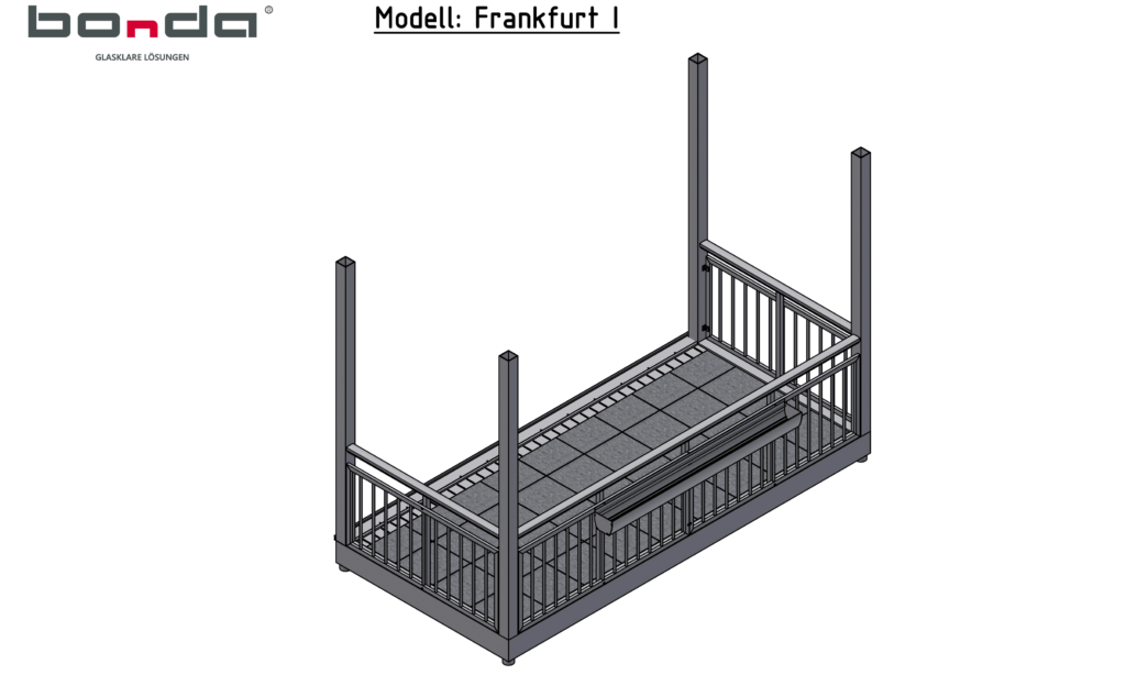Vorlage Modell Frankfurt I 1 - BONDA Balkon- und Glasbau GmbH